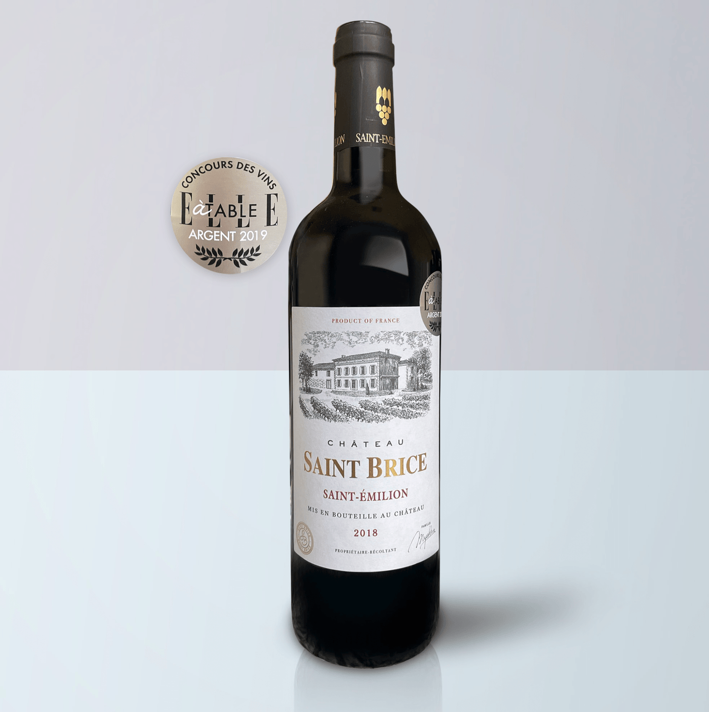 saint brice saint-émilion french wine bordeaux, front bottle